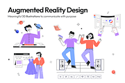 Augmented Reality Illustrations, a Person Illustration by Prosymbols (Thumbnail 1 of 9)