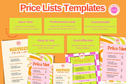 Funky Price List Templates, a Stationery Template by Hell Yeah Designs (Thumbnail 4 of 7)
