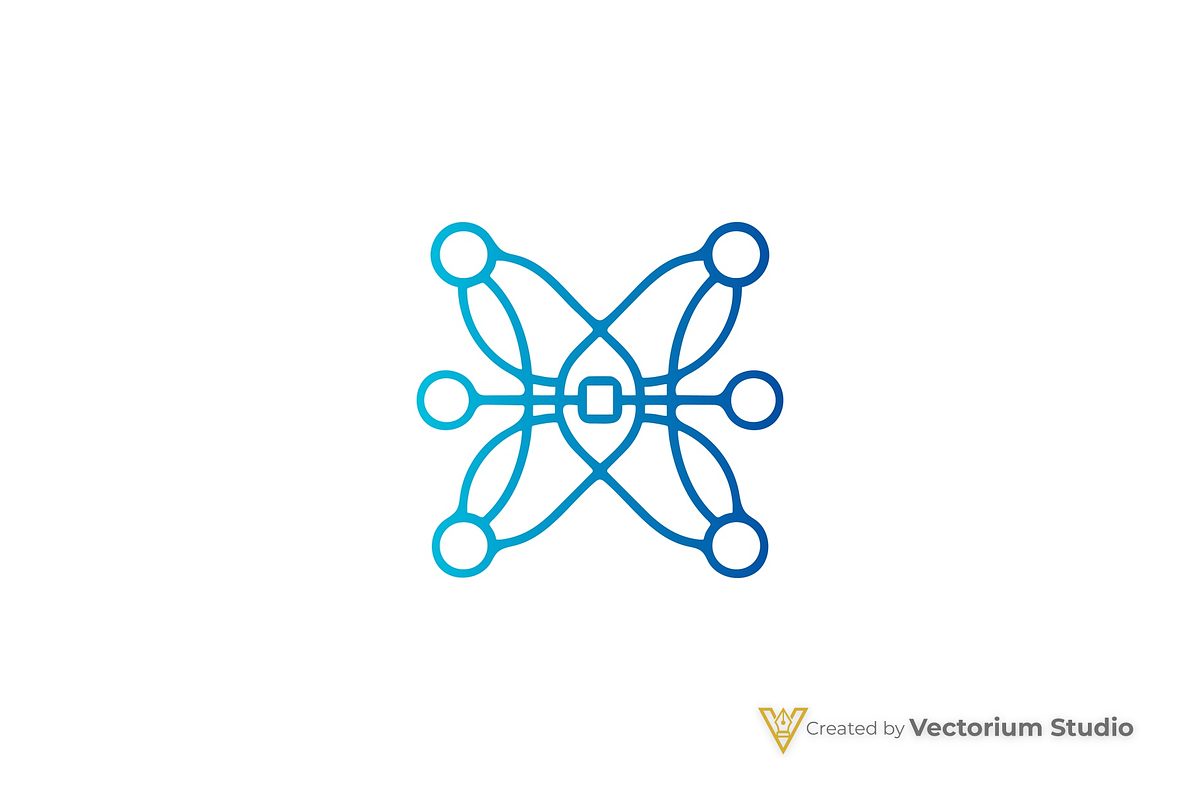 Abstract Network Connection Logo, a Branding & Logo Template by Vectorium Studio (Photo 1 of 16)