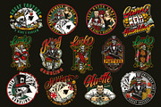 Gambling t-shirt designs, a Branding & Logo Template by DGIM studio (Thumbnail 2 of 9)