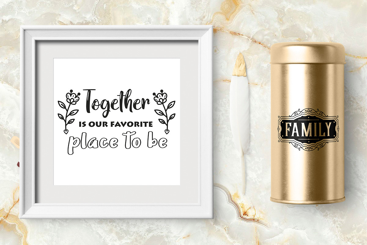 Family Quotes SVG cut files. Bundle, an Object Graphic by Zoya Miller (Photo 13 of 14)