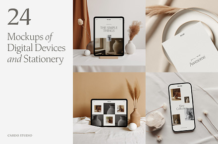 Device + Stationery Mockup Bundle