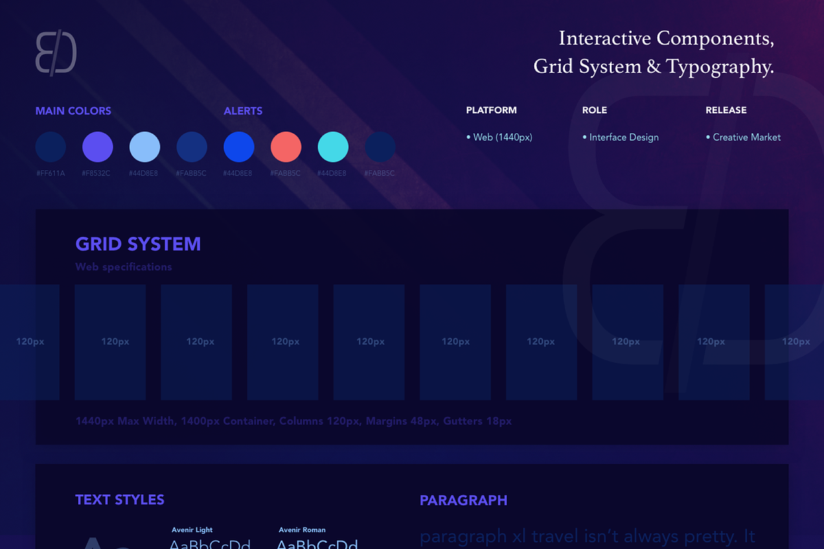 Travel UI Kit, an UI Kit Template by Cosmic Motive (Photo 3 of 8)