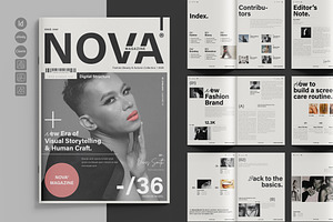 NOVA | Magazine & Book Layout