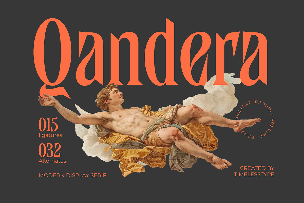Qandera Modern Display Serif, a Serif Font by timelesstype.co (Photo 1 of 15)