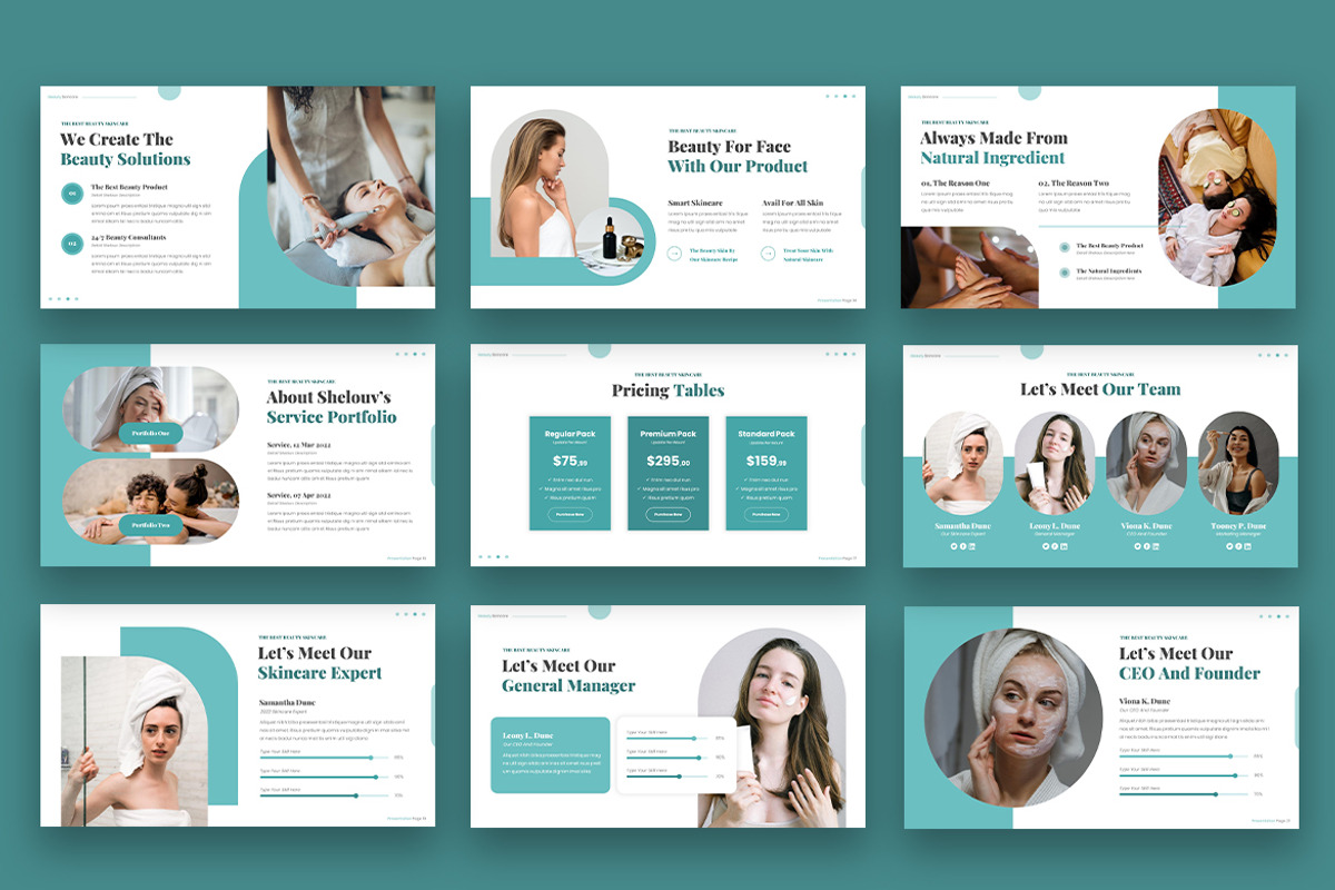 Shelouv Beauty Skincare Keynote, a Presentation Template by kerismaker (Photo 3 of 6)