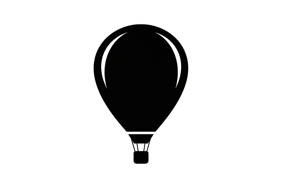 Hot Air Balloon Silhouette Bundle, an Illustration by Designer_Momina (Photo 44 of 51)