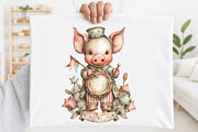 Whimsical Pig 4th of July Clipart, an Animal Illustration by SVGArt (Thumbnail 6 of 9)