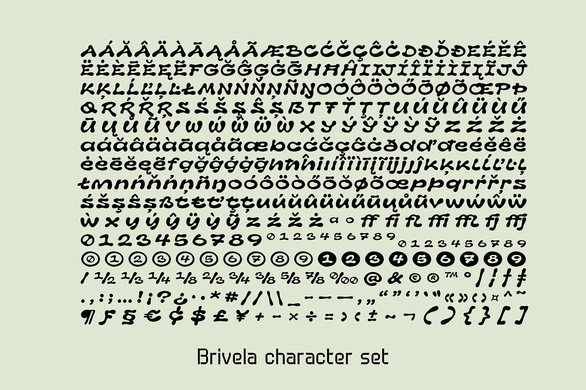 Brivela - Display Font, a Font by Uncarving (Photo 14 of 20)