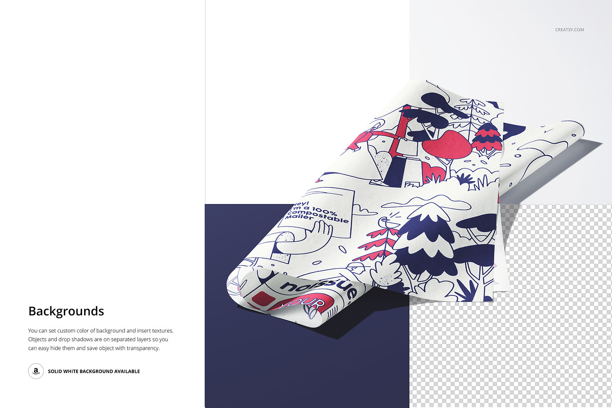 Tissue Paper Mockup Set 2, a Packaging Mockup by creatsy5 (Photo 9 of 10)