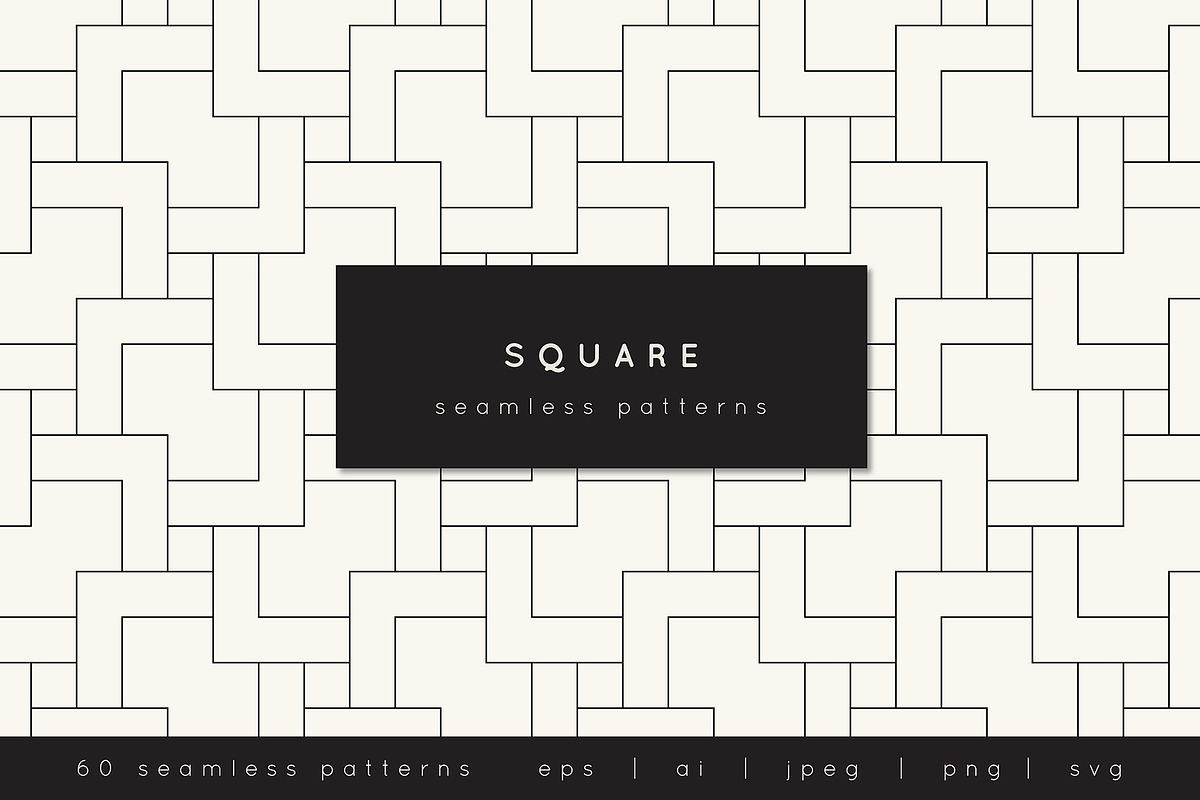 Square. Seamless Patterns Bundle, a Pattern Graphic by Curly_Pat (Photo 1 of 8)