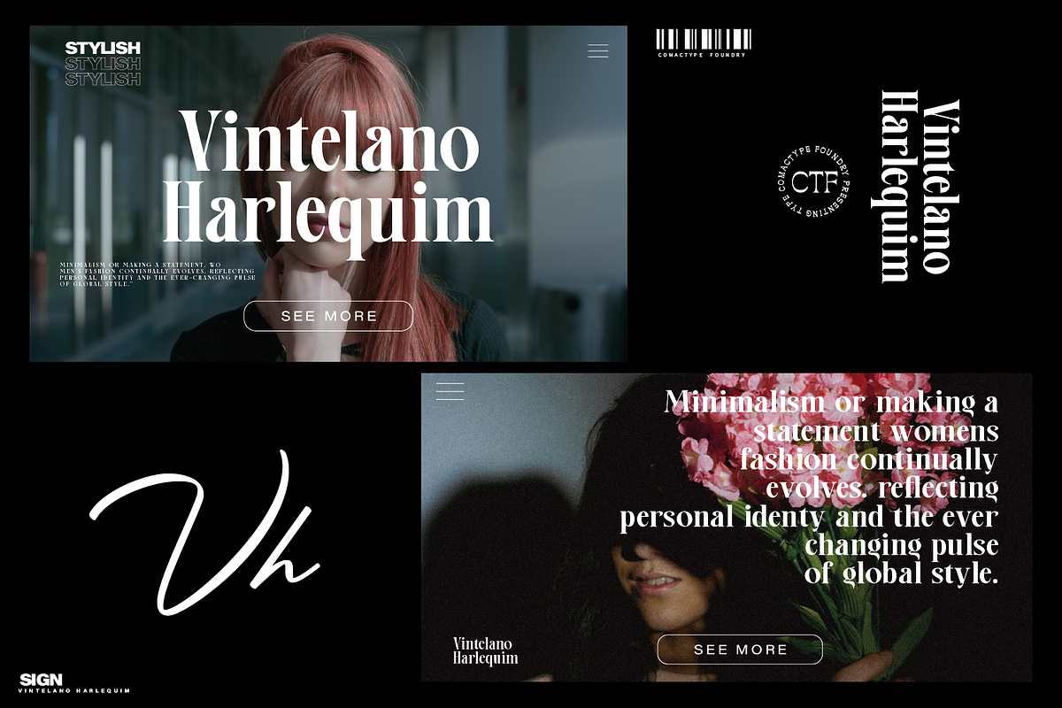 Micilage - Serif Display Typeface, a Serif Font by Comactype Foundry (Photo 5 of 20)