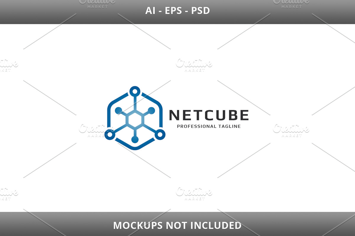 Net Cube Logo, a Branding & Logo Template by Design_Planet