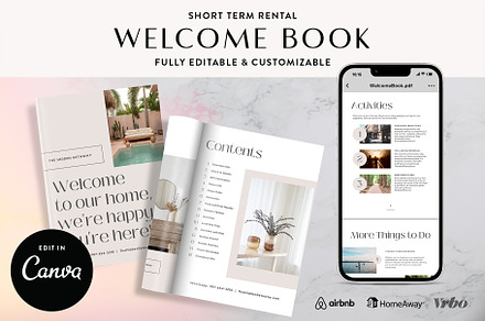 Airbnb ShortTerm Rental Welcome Book