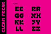 Clean Freak Display Font, a Font by Brethrendesignco (Thumbnail 3 of 4)