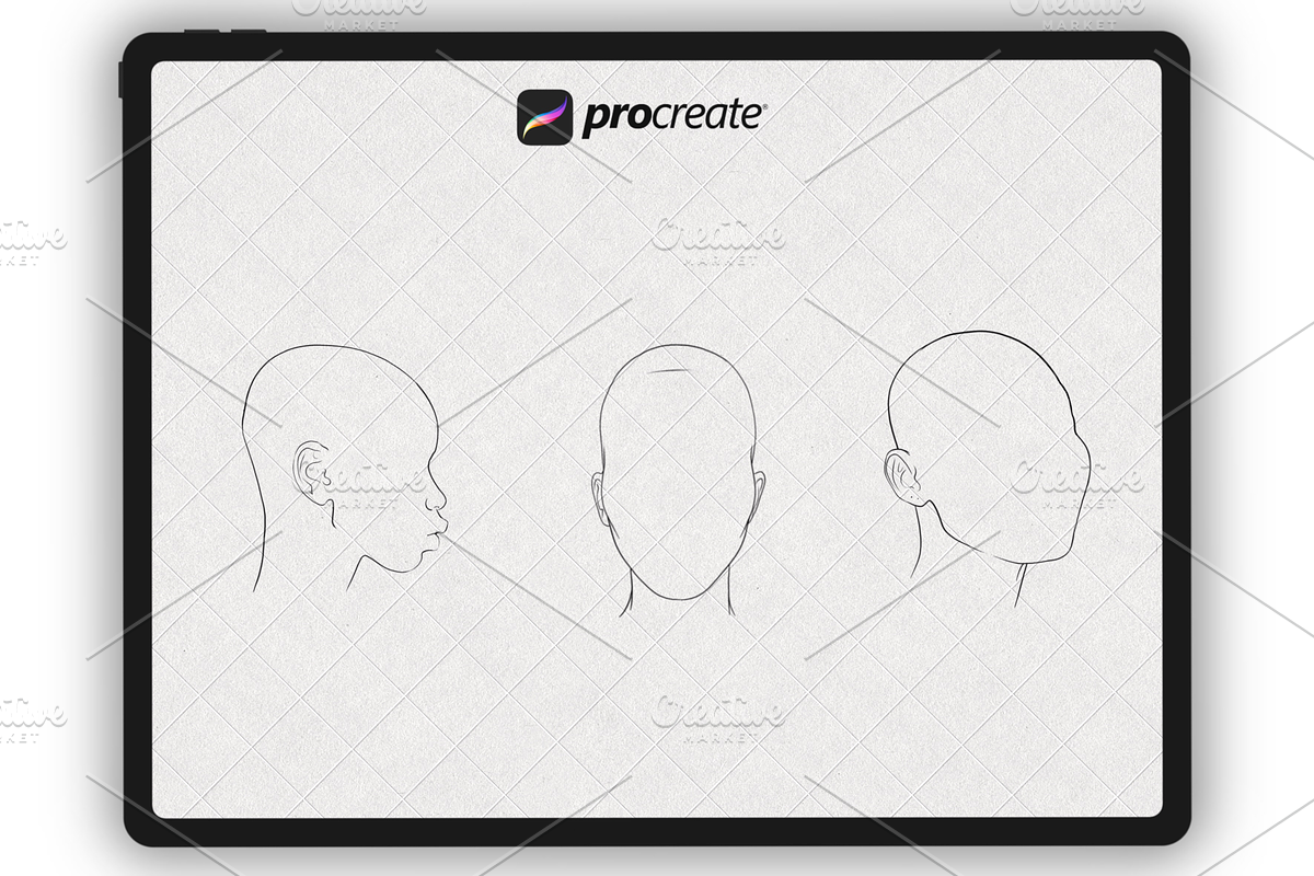 Arfican American Woman Stamp Brushes, a Brush Add-On by Procreate Market (Photo 7 of 9)