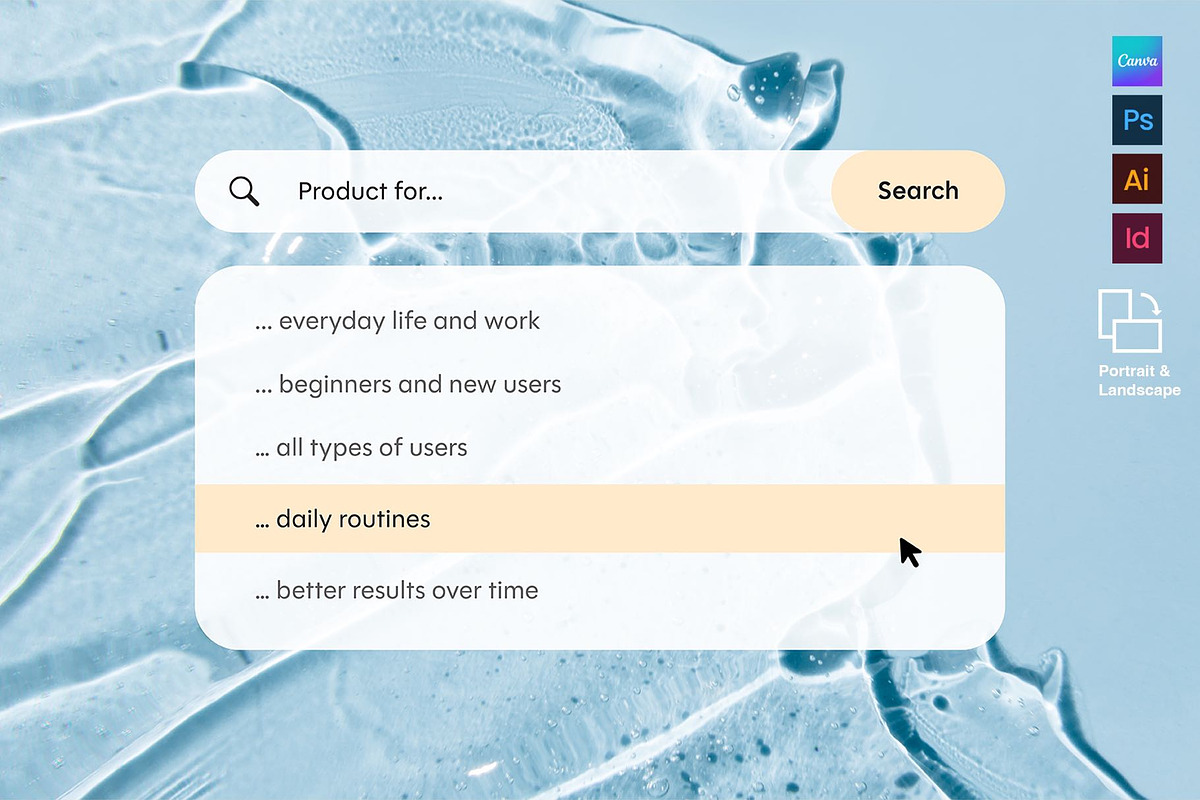 Search Suggest Box Template, a Social Media Template by BrandPacks (Photo 1 of 7)