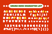 Crumb Buns - Retro Chunky Sans Font, a Sans Serif Font by Typia Nesia (Thumbnail 11 of 12)