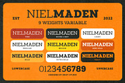 Nielmaden, a Slab Serif Font by Drizy (Thumbnail 8 of 9)