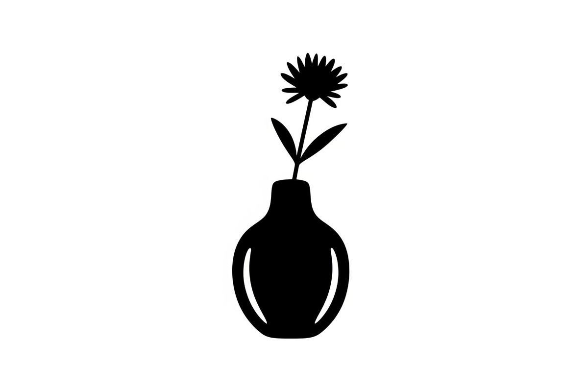 Flower Vase Silhouette Vector Bundle, an Illustration by Designs_River (Photo 42 of 51)