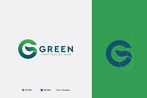 letter G with a Leaf  logo Design, a Branding & Logo Template by rpdesignstudio