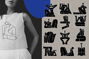 WOMEN b&w graphic collection, a Person Illustration by heyXeni (Thumbnail 3 of 8)