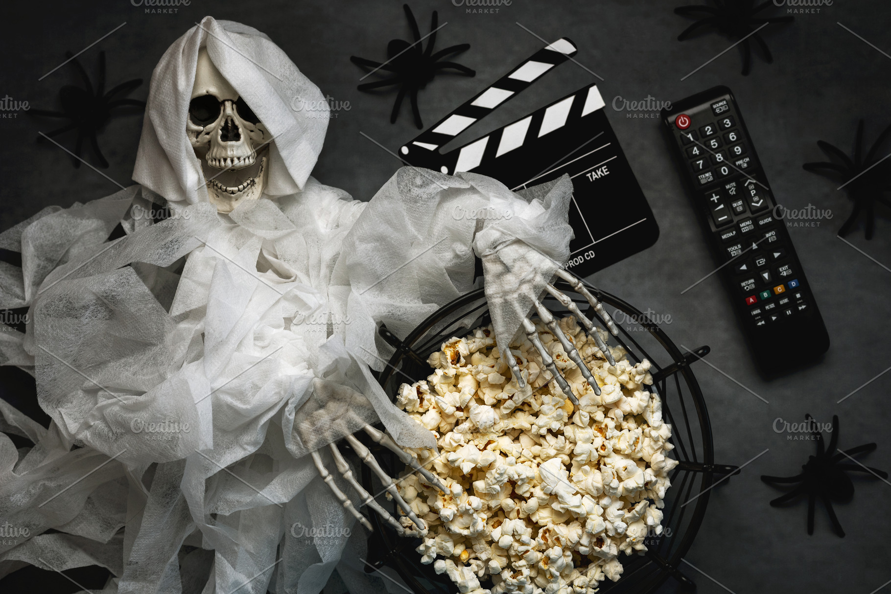 Halloween movies concept, a Holiday Photo by esthermm