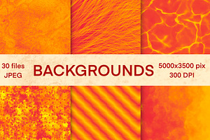 Red and yellow backgrounds
