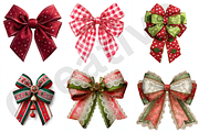 Christmas Bow Clipart, a Graphic by Milano Creative (Thumbnail 2 of 3)