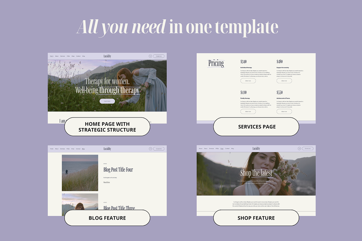Therapist Squarespace Template, a Squarespace Template by Eden Origin Studio (Photo 9 of 11)