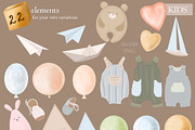 KIDS Modern Abstract Collection, a Decorative Illustration by ArtOLB (Thumbnail 3 of 12)