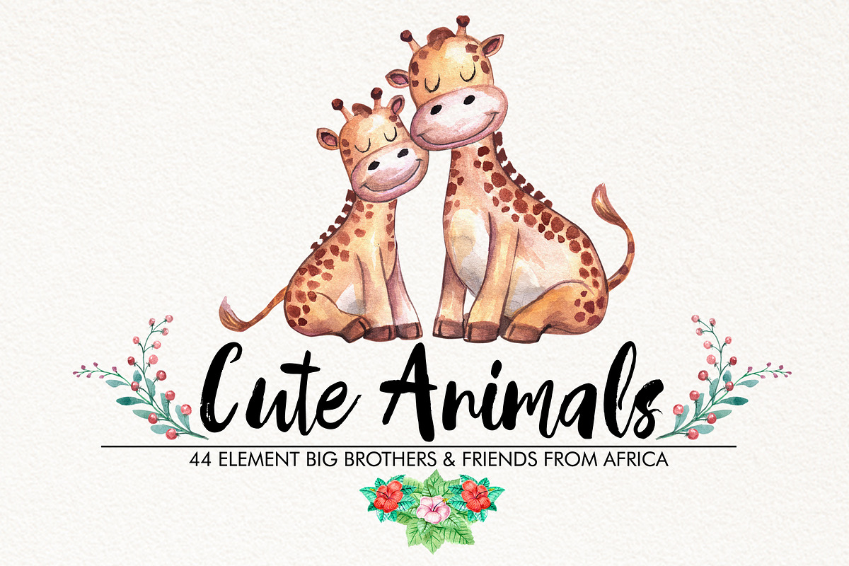 Cute Animals, an Animal Illustration by Graphobia (Photo 1 of 8)