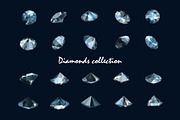 Vector diamonds collection, an Object Graphic by Digithings (Thumbnail 2 of 4)