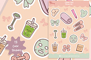 Clean Girl Sticker Set, a Graphic by Dori Debreceni draws (Thumbnail 3 of 4)