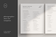 Photographer Shot List Canva, a Marketing Template by frommakertomaker (Thumbnail 1 of 6)