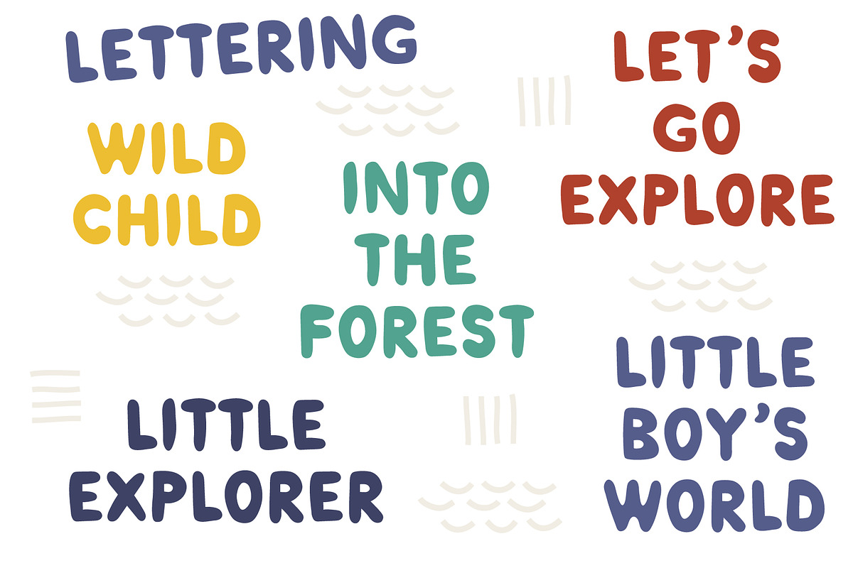 Little boy's world - kids bundle, an Illustration by RevolutionizZed (Photo 12 of 13)