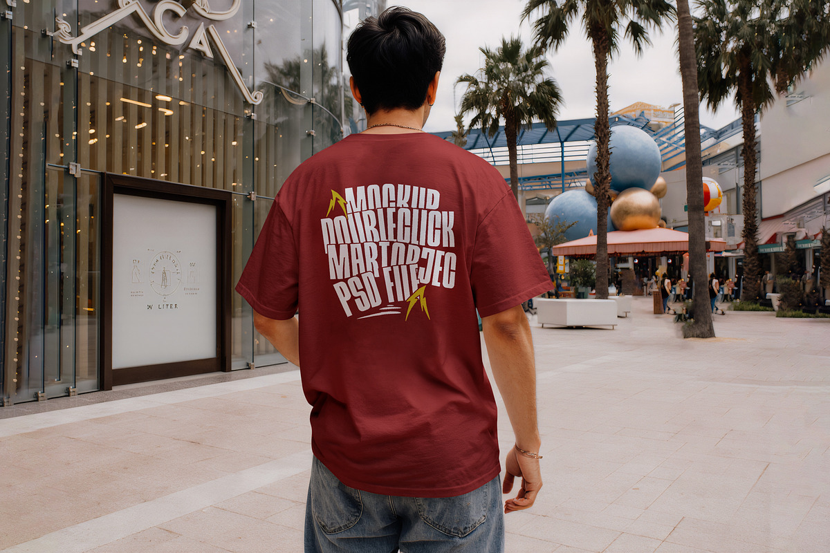 Urban Streetwear T-Shirt Mockup Set, a Shirt Mockup by RamStudio2 (Photo 6 of 6)