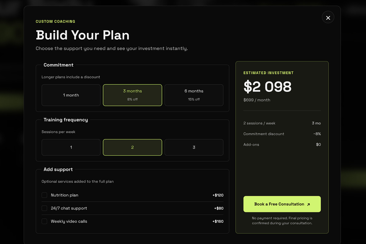 MarcusReid Personal Trainer Template, a Landing Page Template by vatesdesign (Photo 2 of 4)