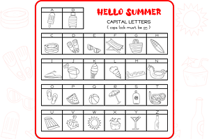 Summer Doodles - Dingbats Font