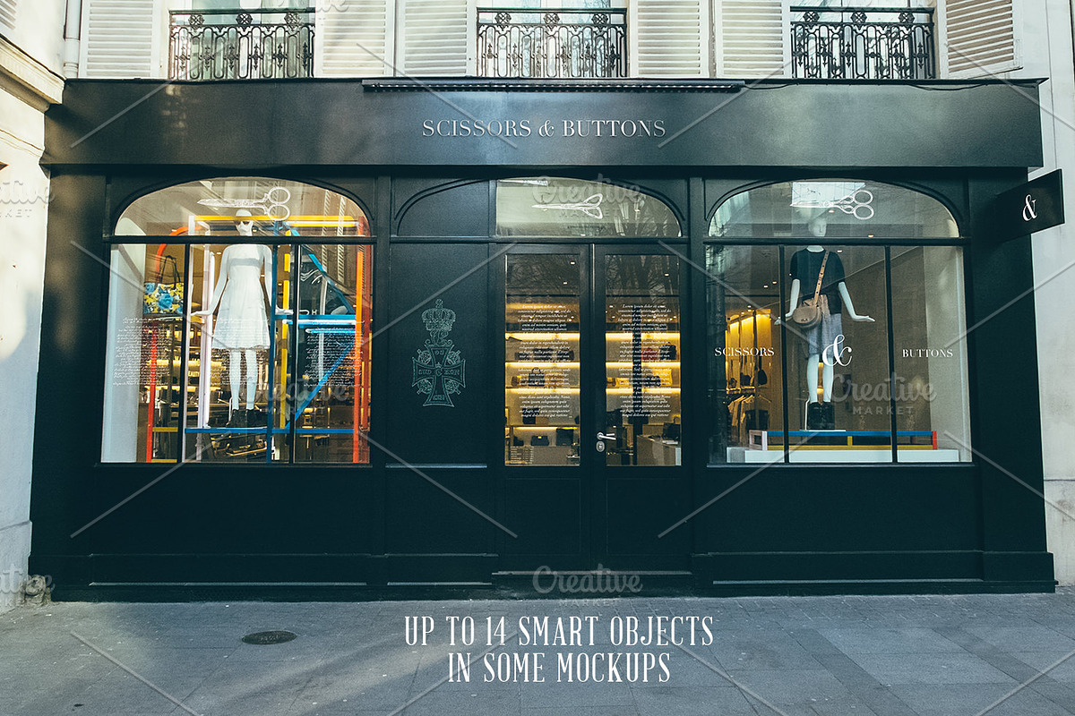 50 Facades mockups, a Mockup by Madebyvadim (Photo 4 of 5)