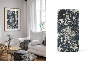 Vintage Monochrome Floral Patterns