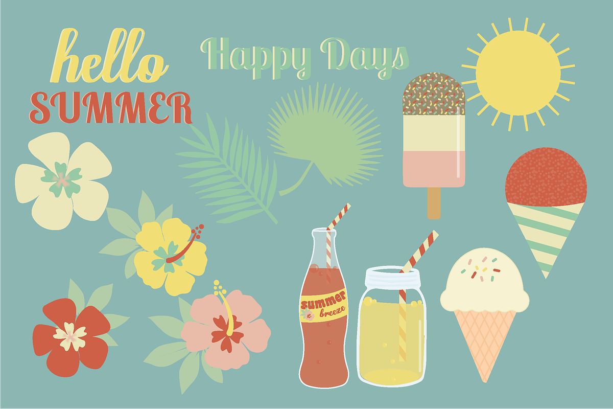 Retro Summer, a Food Illustration by Poppymoondesign (Photo 4 of 5)