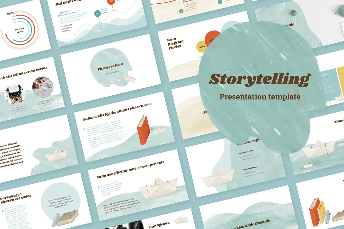 Storytelling - PowerPoint Template, a Presentation Template by chio ...
