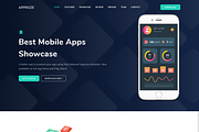Approze - App Landing Template, a Bootstrap Template by shreethemes (Thumbnail 2 of 6)