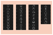 Kawaii Procreate stamp brushes, a Brush Add-On by Veronika Gotovceva (Thumbnail 4 of 4)