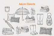 Cozy Autumn Vector Collection, a Seasonal Illustration by ennona_art (Thumbnail 4 of 10)