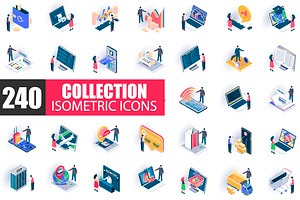 Unique Isometric Icons Pack, an Outline Icon by alexdndz