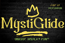 MysticGlide: Unique Display Font