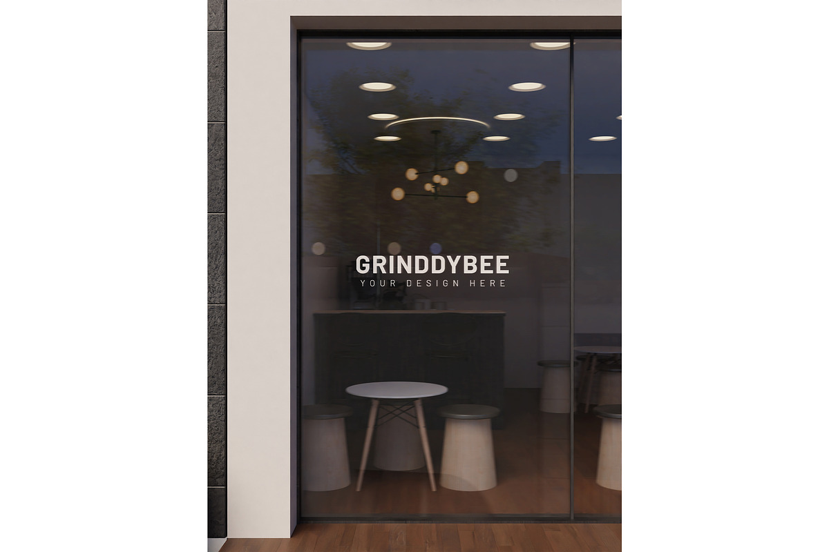 Signage & Storefront logo mockup, an Advertising Mockup by Mockthethics. (Photo 12 of 13)