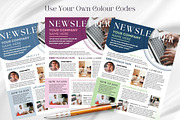 Canva Newsletter Template, a Stationery Template by PixelCraft (Thumbnail 5 of 15)